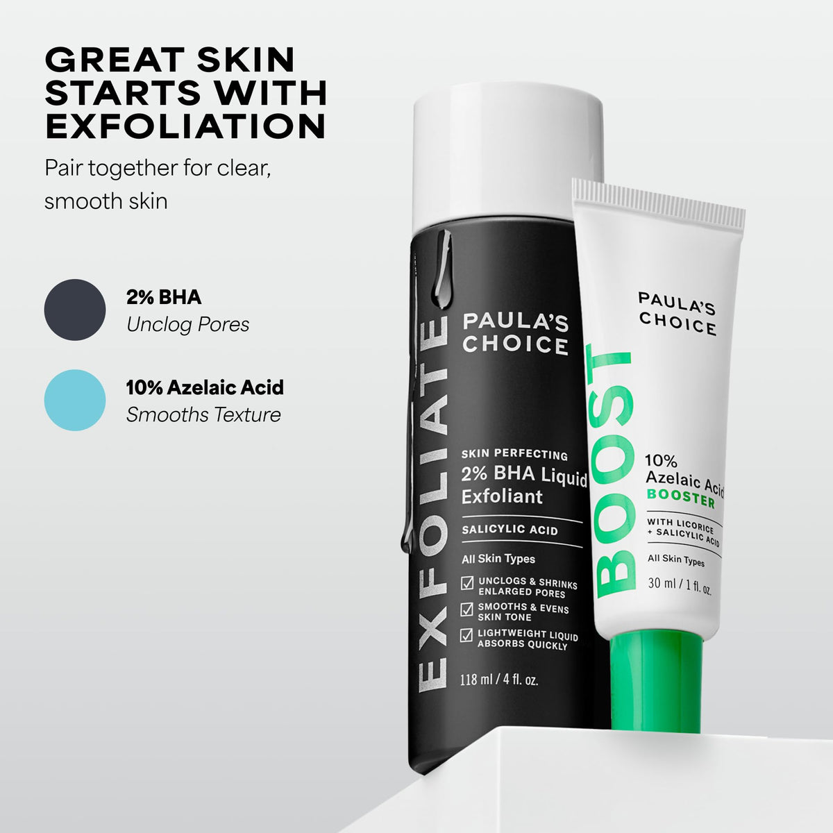 Paula's Choice BOOST 10% Azelaic Acid Booster Cream Gel, Licorice Extract & Salicylic Acid, Oil-Free Skin Serum, Fragrance-Free, 30 ml ๐ All In One Marketplace Canada