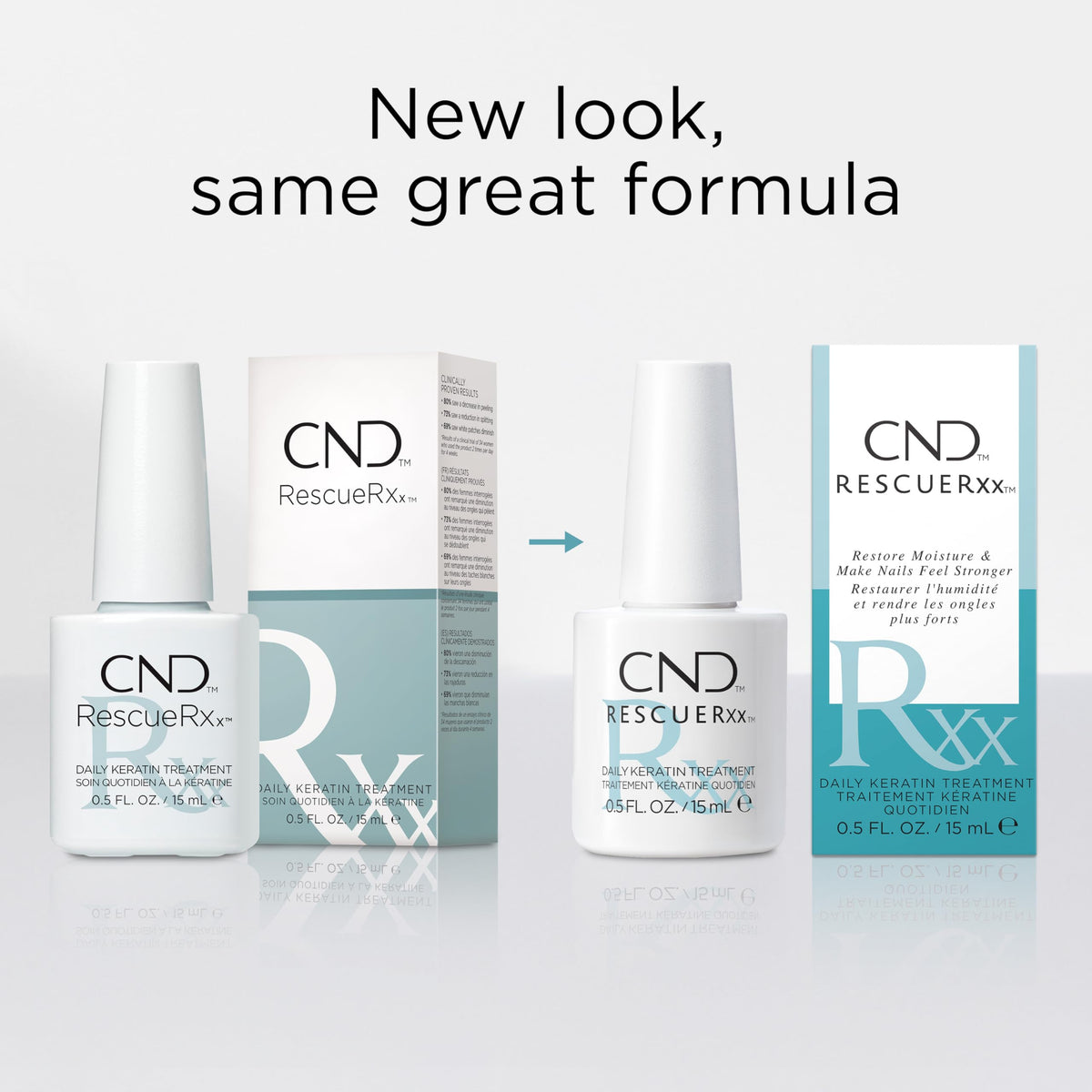 CND Vinylux RescueRXx Daily Keratin Treatment, 0.5 Fl Oz 🍁 All In One Marketplace Canada