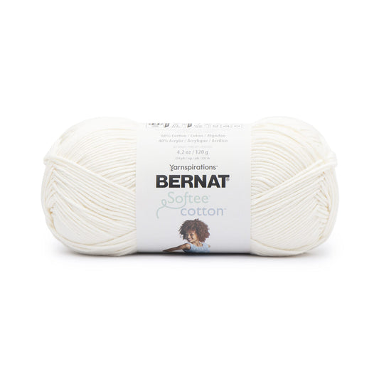 Bernat Softee Cotton Cotton Yarn - 3 Pack of 120g/4.25oz - Nylon - 3 DK (Light) - 254 Yards - Knitting/Crochet 🍁 All In One Marketplace Canada