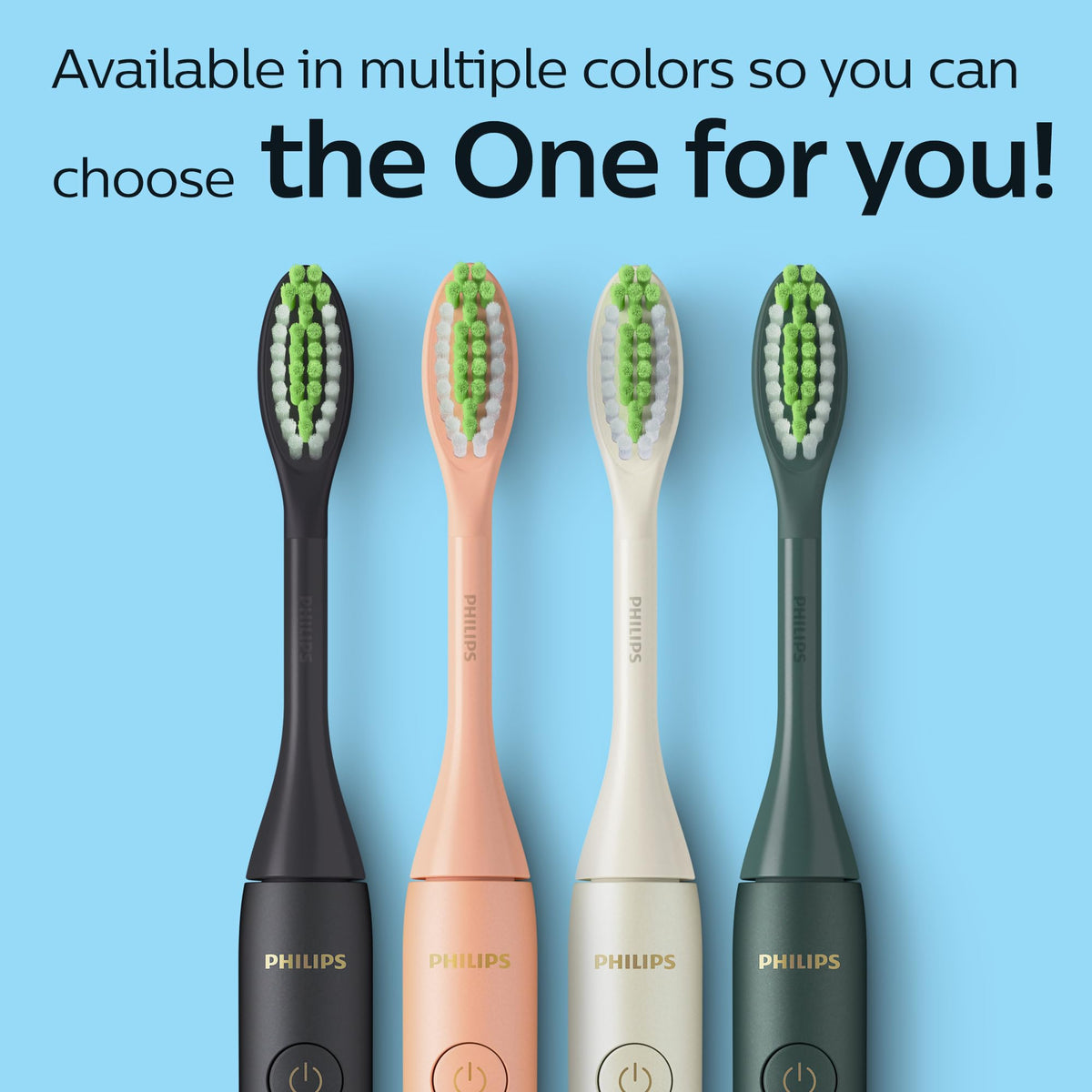 Philips One by Sonicare Rechargeable Toothbrush, 1 Brush Head, Green đ All In One Marketplace Canada