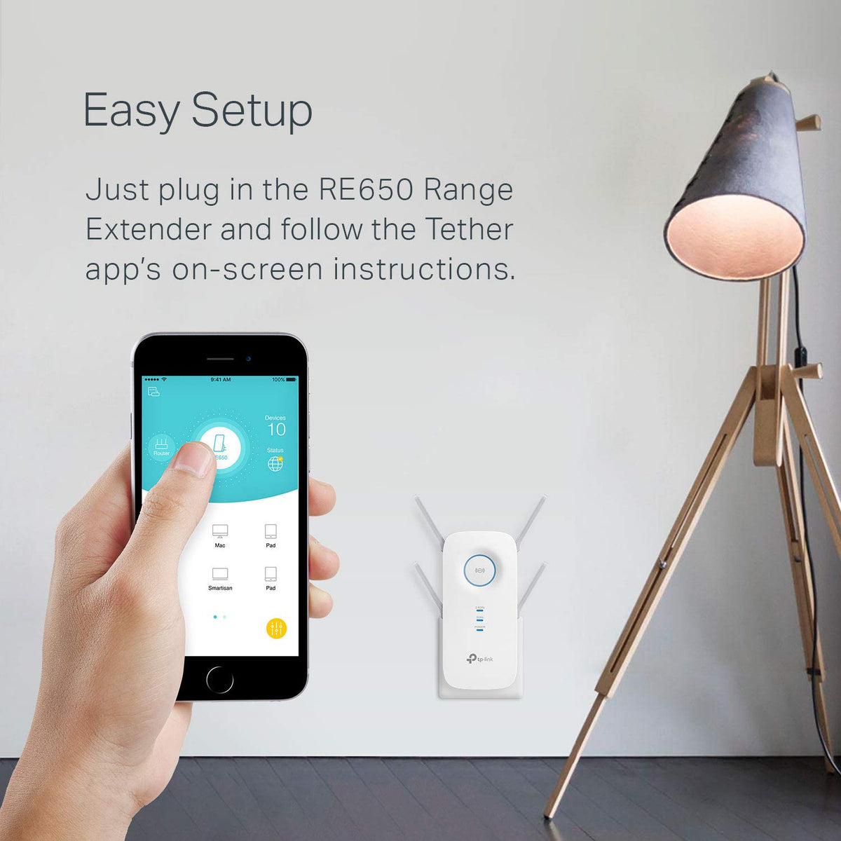 TP-Link AC2600 WiFi Booster & Repeater (RE650) โ Extends Coverage with Dual Band 2600Mbps, Gigabit Port, 4X4 MU-MIMO, Access Point Mode ๐ All In One Marketplace Canada