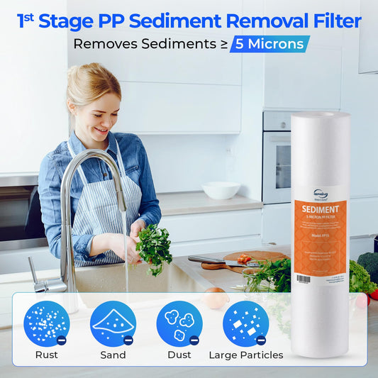 iSpring F9K NSF Certified 1-Year Reverse Osmosis Water Filter, Alkaline Remineralization Filters for 6-Stage RO Systems, Without RO Membrane 🍁 All In One Marketplace Canada