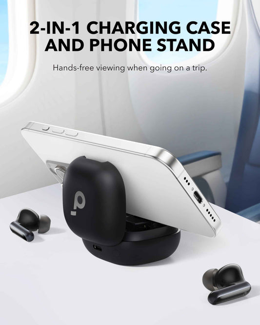 soundcore P40i by Anker, Noise Cancelling Wireless Earbuds, Adaptive Noise Cancelling to Environments, Heavy Bass, 60H Playtime, 2-in-1 Case and Phone Stand, IPX5, Wireless Charging, Bluetooth 5.3 🍁 All In One Marketplace Canada