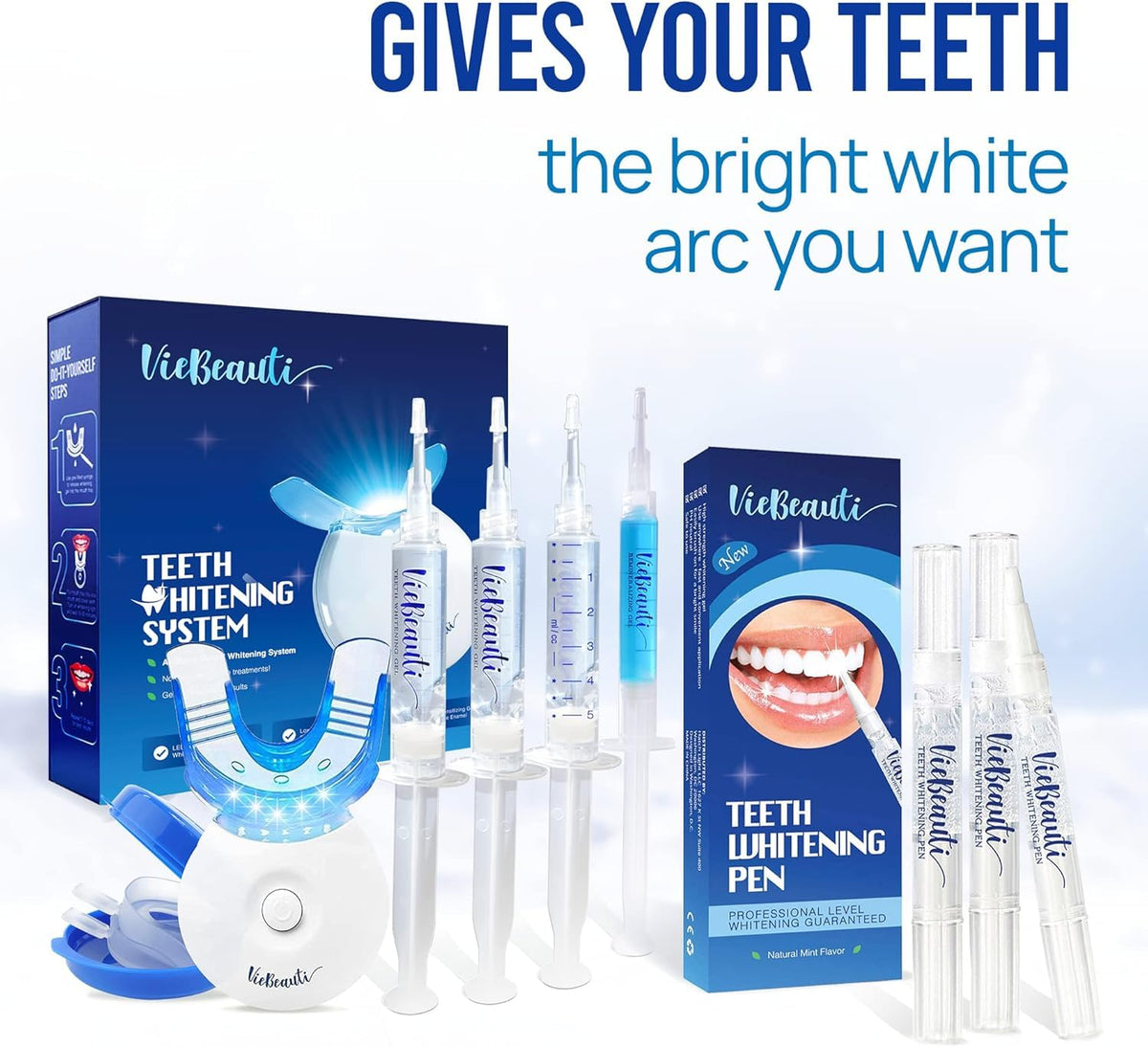 VieBeauti Teeth Whitening Pen Gel: 30+ Uses - Teeth whitening Gel with Professional Formulation and Ingredients, No Sensitivity, Travel-Friendly, Beautiful White Smile Mint đ All In One Marketplace Canada