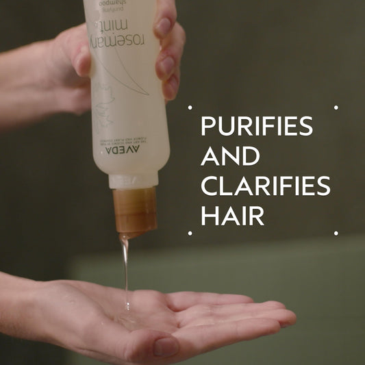 Aveda Rosemary Mint Purifying Shampoo | Clarifying Shampoo | Adds Shine | for Normal to Oily Hair, Fine to Medium Hair Types | 97% Naturally Derived*, 250ml 🍁 All In One Marketplace Canada