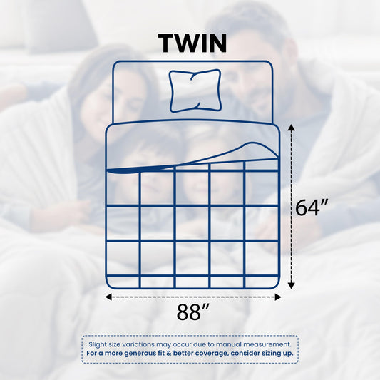 Utopia Bedding Comforters Twin Size, All Season Duvet Insert, Down Alternative Box Stitched Bed Comforter with Corner Tabs, Machine Washable (White) 🍁 All In One Marketplace Canada