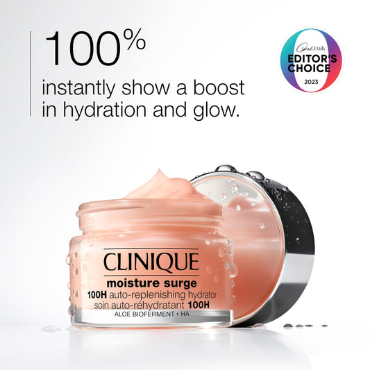 Clinique Moisture Surge 100H Auto-Replenishing Hydrator Oil Free Face Moisturizer With Hyaluronic Acid For All Skin Types | Hydrating + Moisturizing, 125ml 🍁 All In One Marketplace Canada