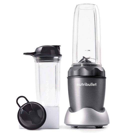 Nutri Bullet NB50100C Pro 1000 Single Serve Blender (1000W) 7-Piece Set, Dark Gray/Light Gray Skirt 🍁 All In One Marketplace Canada