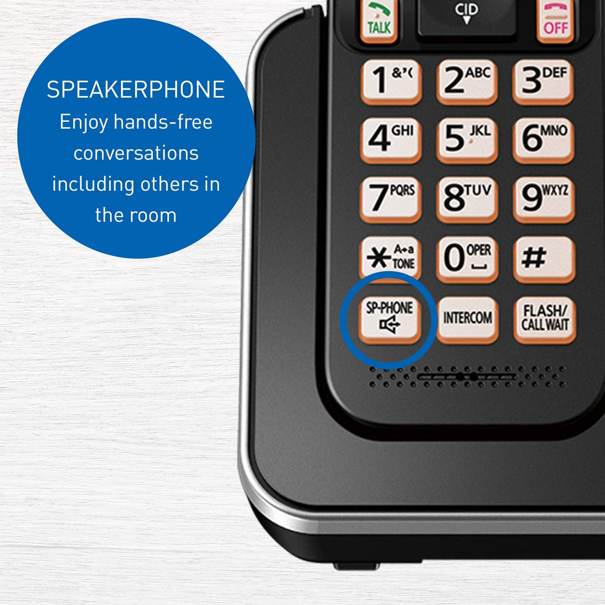 Panasonic DECT 6.0 Expandable Cordless Phone with Call Block - 3 Cordless Handsets - KX-TGC383CB (Black) 🍁 All In One Marketplace Canada