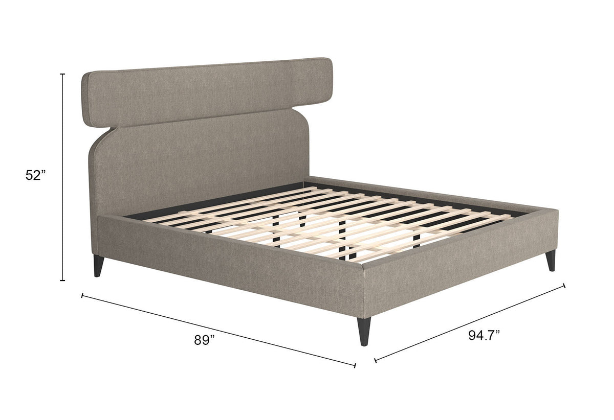 Grove Performance Grade Platform Bed - Taupe
