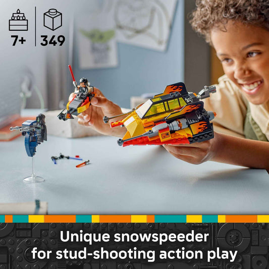 LEGO Star Wars: Rebuild The Galaxy The Force Burner Snowspeeder Building Toy - 2 in 1 Pretend Play Set W/ 3 Minifigures for Kids, Ages 7+ - Collectible Room Decor & Gift Idea for Boys & Girls - 75414 🍁 All In One Marketplace Canada