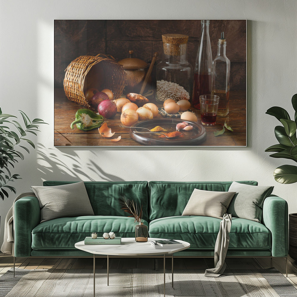 Wall art Smells. Food