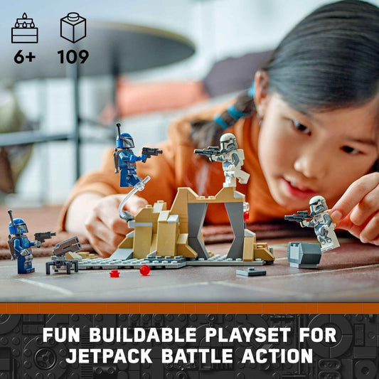 LEGO Star Wars: The Mandalorian Ambush on Mandalore Battle Pack, Building Toy with 4 Star Wars Minifigures, Collectible Brick Built Playset, Star Wars Gift Idea for Boys and Girls Ages 6 and Up, 75373 🍁 All In One Marketplace Canada
