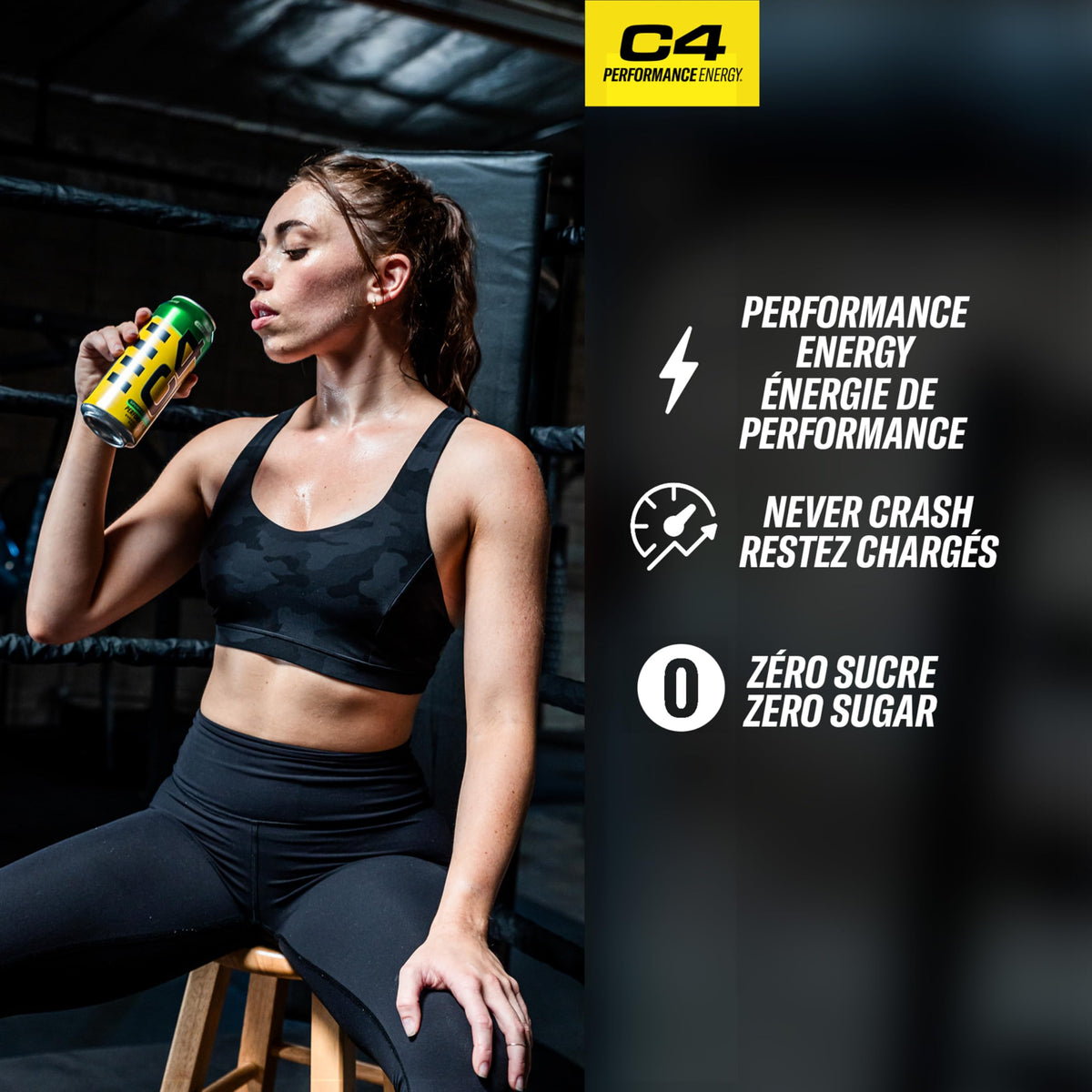 Cellucor C4 Performance Energy Drink, Twisted Limeade, Carbonated Sugar Free Drink with no Artificial Colours or Dyes, 473mL, 12 count 🍁 All In One Marketplace Canada