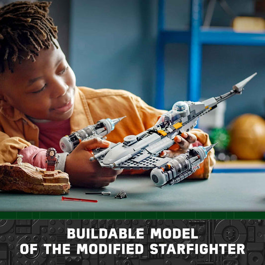 LEGO Star Wars The Mandalorian's N-1 Starfighter 75325 Building Set - The Book of Boba Fett, Featuring Baby Yoda Grogu and Droid Toy Figures, Birthday Gift idea for Kids, Boys & Girls Ages 9+ 🍁 All In One Marketplace Canada