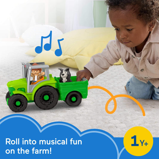 Fisher-Price Little People Push & Play Tractor, Multilanguage 🍁 All In One Marketplace Canada