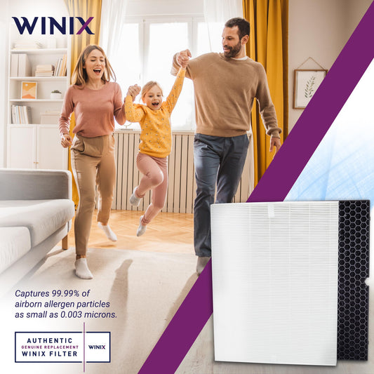 Genuine Winix 116130 Replacement Filter H for 5500-2 Air Purifier, White 🍁 All In One Marketplace Canada