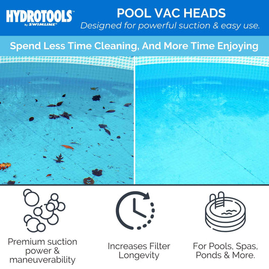 Solstice by International Leisure Products Swimline Hydro Tools 8145 Clear Weighted Triangle Pool Vacuum Head 🍁 All In One Marketplace Canada