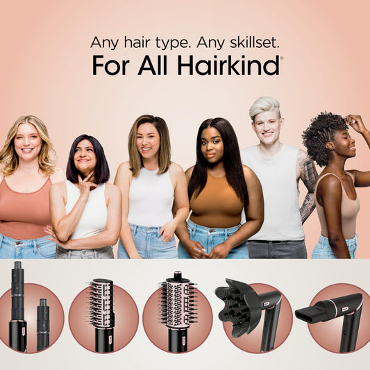 Shark Hair Dryer | FlexStyle Hair Styling System | Portable & Powerful Blow Dryer Brush | Hair Curler & Volumizer | 6 Styling Tools Included | Best for All Hair Types | Black | HD440BKC 🍁 All In One Marketplace Canada