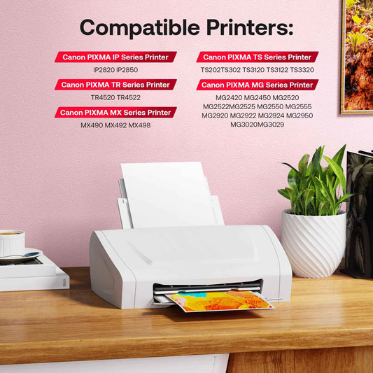 245XL 246XL Combo Pack Compatible for Canon Ink 245 246 PG-245XL CL-246XL Work with Canon Pixma TS3120 MG2520 MX492 TR4520 TS202 MG2525 MG3022 MG2522 MG2922 MG2420 Remanufactured (Black, Tri-Color) 🍁 All In One Marketplace Canada