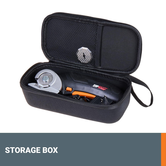 Worx Zipsnip Cordless Electric Scissors, Rechargeable Cardboard Cutter, 4V Powerful Fabric Scissors with 2 Safety Blades and Storage Bag WX082L.2 🍁 All In One Marketplace Canada