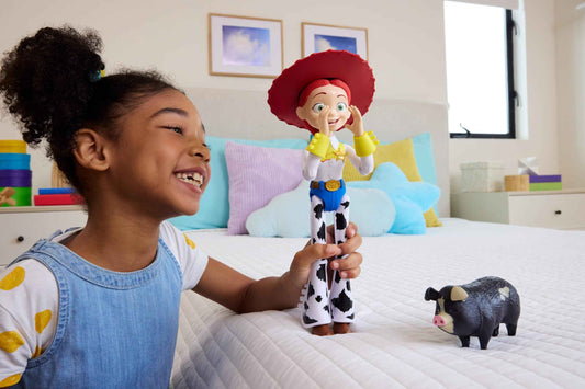 Mattel Disney and Pixar Toy Story 5 Critter Talk Jessie, 12 Inch Posable Action Figure Toy & Jimmy Dean, 35 Plus Movie Sounds & Phrases 🍁 All In One Marketplace Canada