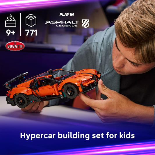 LEGO Technic Bugatti Chiron Pur Sport Hypercar Building Toy for Boys & Girls - Sports Car Toy W/Realistic Steering & Engine for Kids & Racing Fans, Ages 9+ - Gift Idea for Birthdays - 42222 🍁 All In One Marketplace Canada