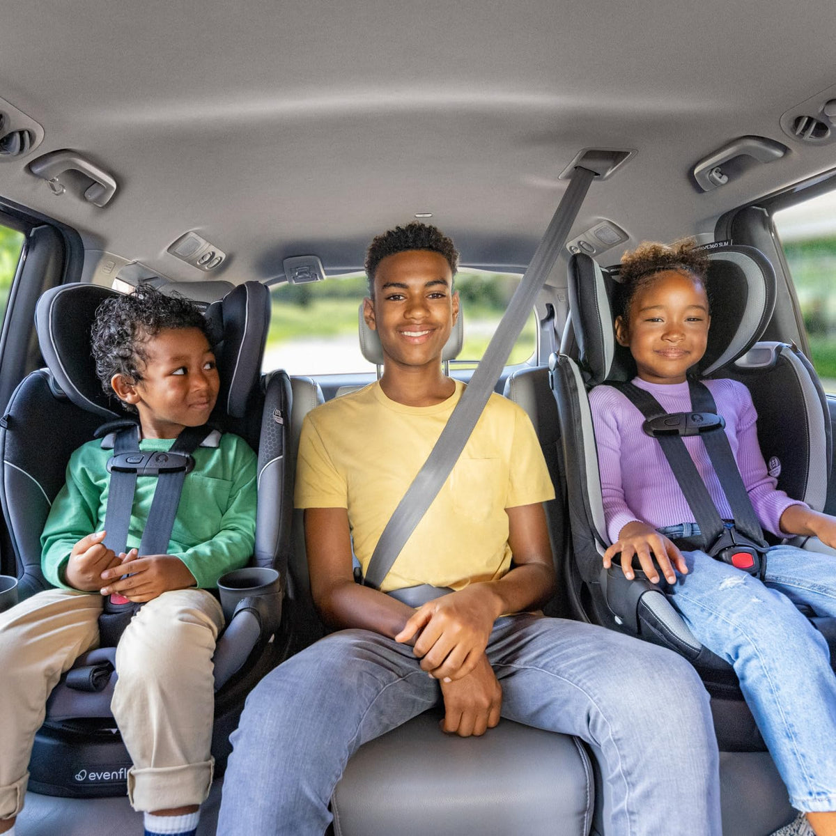 Evenflo Revolve360 Slim 2-in-1 Rotational Car Seat - Canton Black ๐ All In One Marketplace Canada