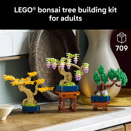 LEGO Botanicals Mini Bonsai Trees Building Set - Artificial Bonsai Tree Building Blocks for Adults, Ages 18+ - DIY Home and Office Decor for Men and Women - Gift for Birthday or Anniversary - 10373 🍁 All In One Marketplace Canada