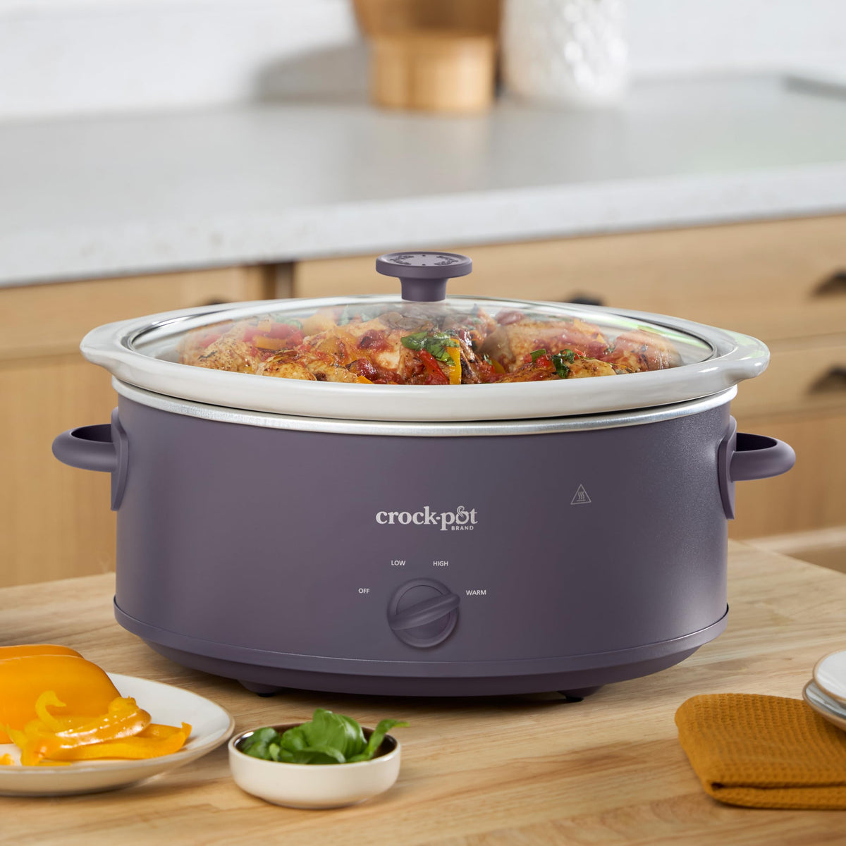 Crock-Pot Design Series 7-Quart Manual Slow Cooker, Purple Potato ๐ All In One Marketplace Canada