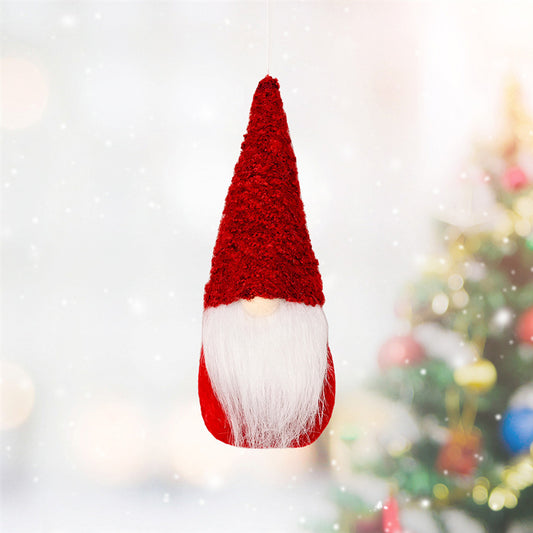 Knitted Christmas Tree Pendant Ornaments – Small Hanging Decor, 3 Styles