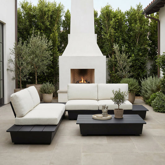 Arbor Outdoor Coffee Table - Black