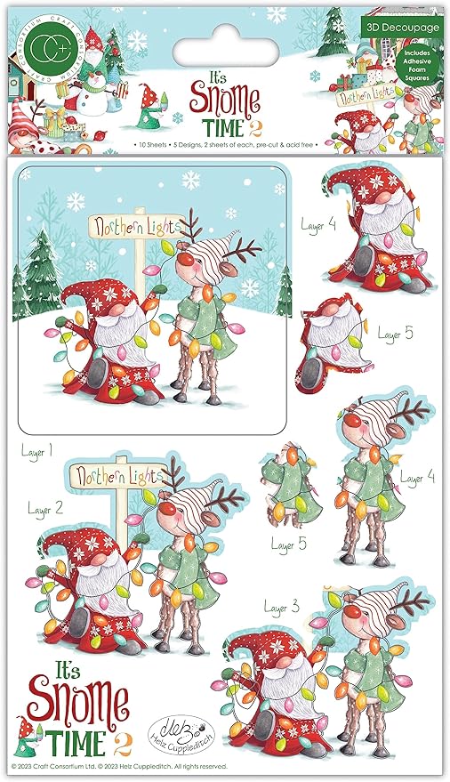 It's Snome Time 2 - 3D Decoupage
