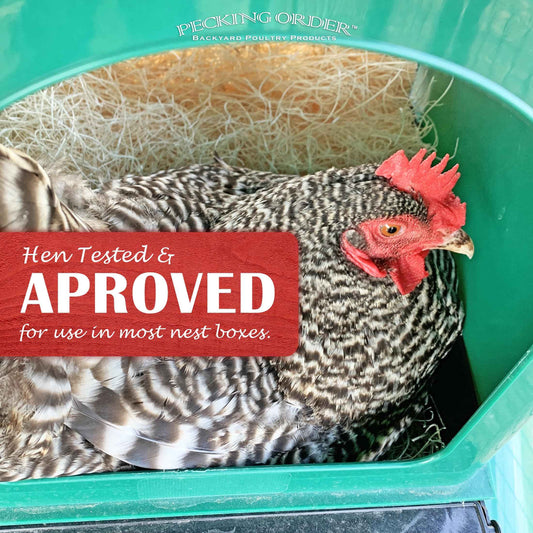 Nest Box Pads for Chicken Nesting Boxes - 13 x 13 Pads Made in USA from Sustainably Sourced Aspen Excelsior (5 Pack) 🍁 All In One Marketplace Canada