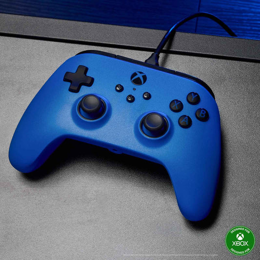 PowerA Symmetric Wired Controller for Xbox Series X|S - Blue, Officially licensed, Inline Thumbstick Layout, Windows 10/11 compatible, Dual Rumble Motors, Impulse Triggers, 3.5 mm Audio Jack 🍁 All In One Marketplace Canada