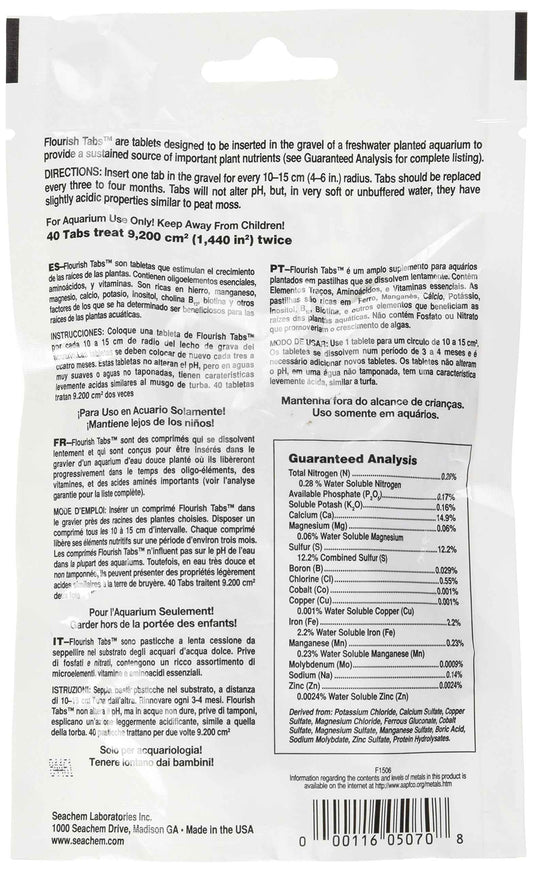 Seachem Flourish Tabs 40-Count 🍁 All In One Marketplace Canada