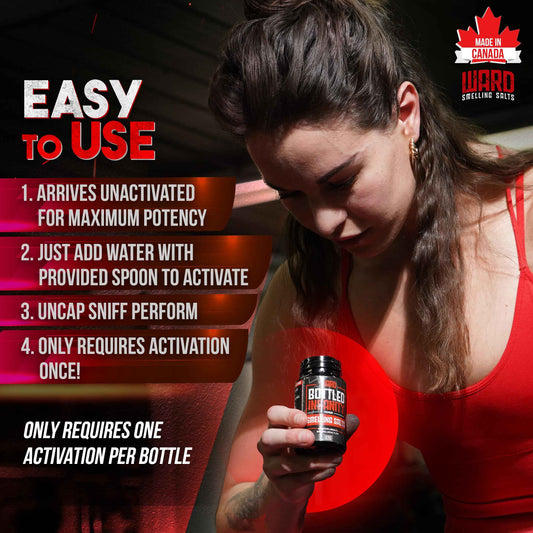 Ward Smelling Salts - Bottled Insanity - Insanely Strong Smelling Salt For Powerlifting Hockey Football Weight Lifting and More | Insane Smelling Salt 🍁 All In One Marketplace Canada