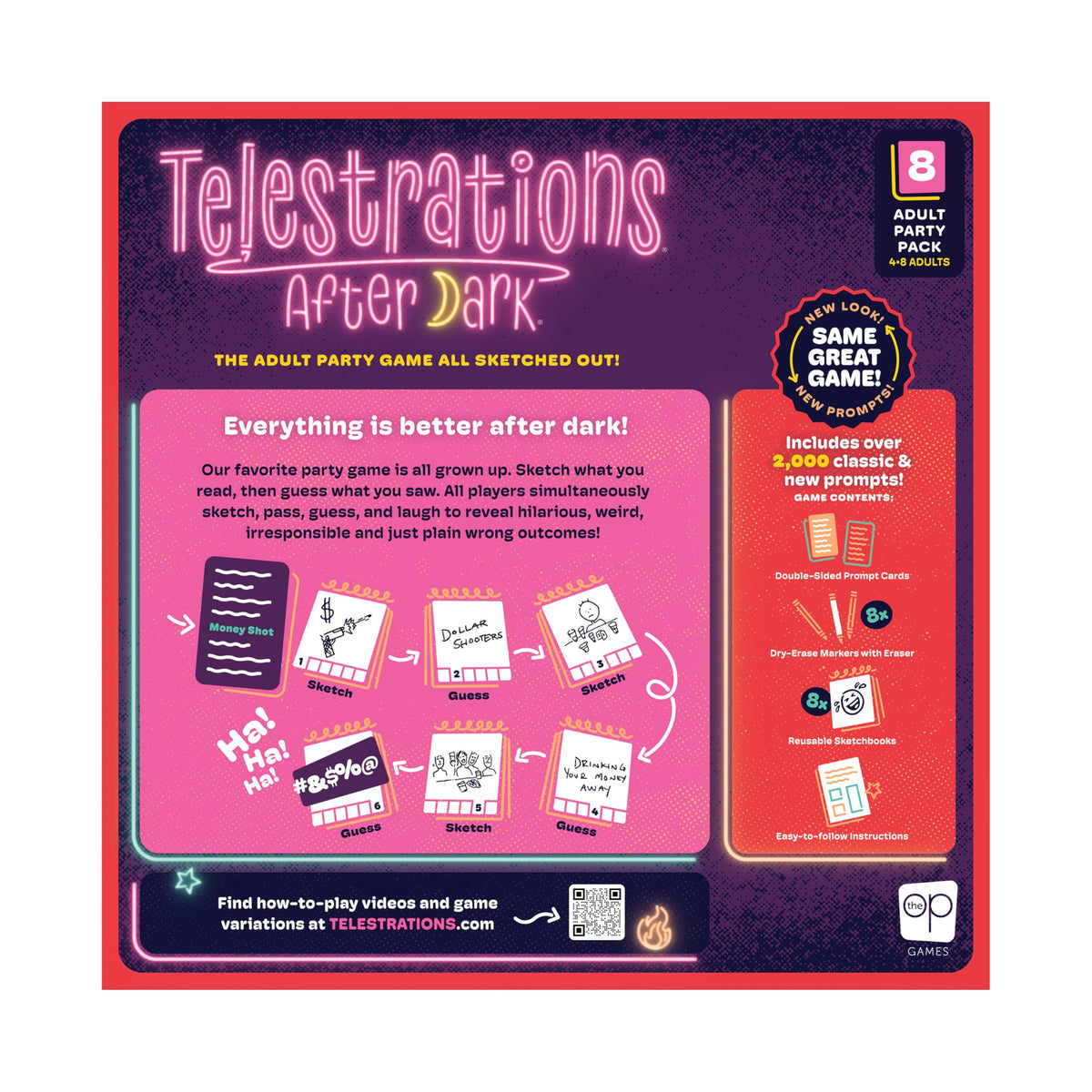 Telestrations After Dark 8 Player 2025 ๐ All In One Marketplace Canada