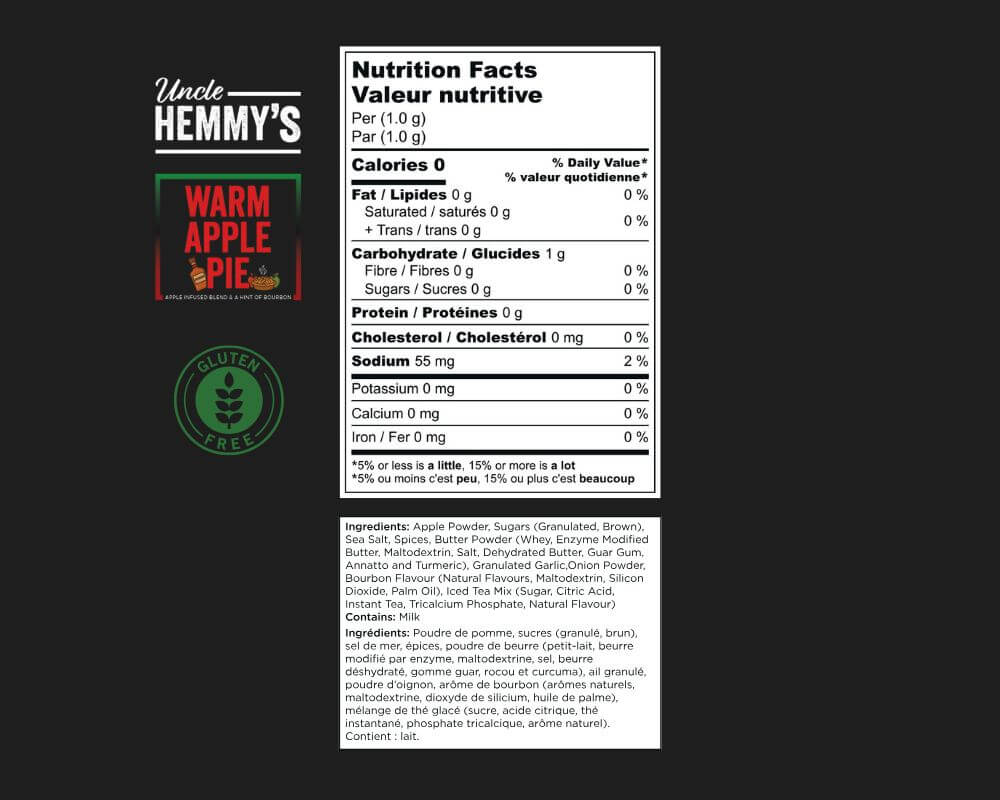 Uncle Hemmy’s : Warm Apple Pie Bottle