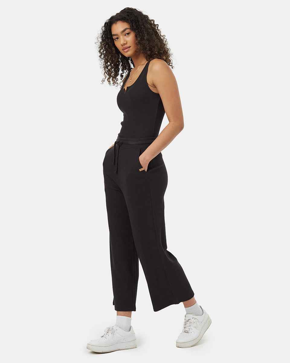 TreeWaffle Cropped Wide Leg