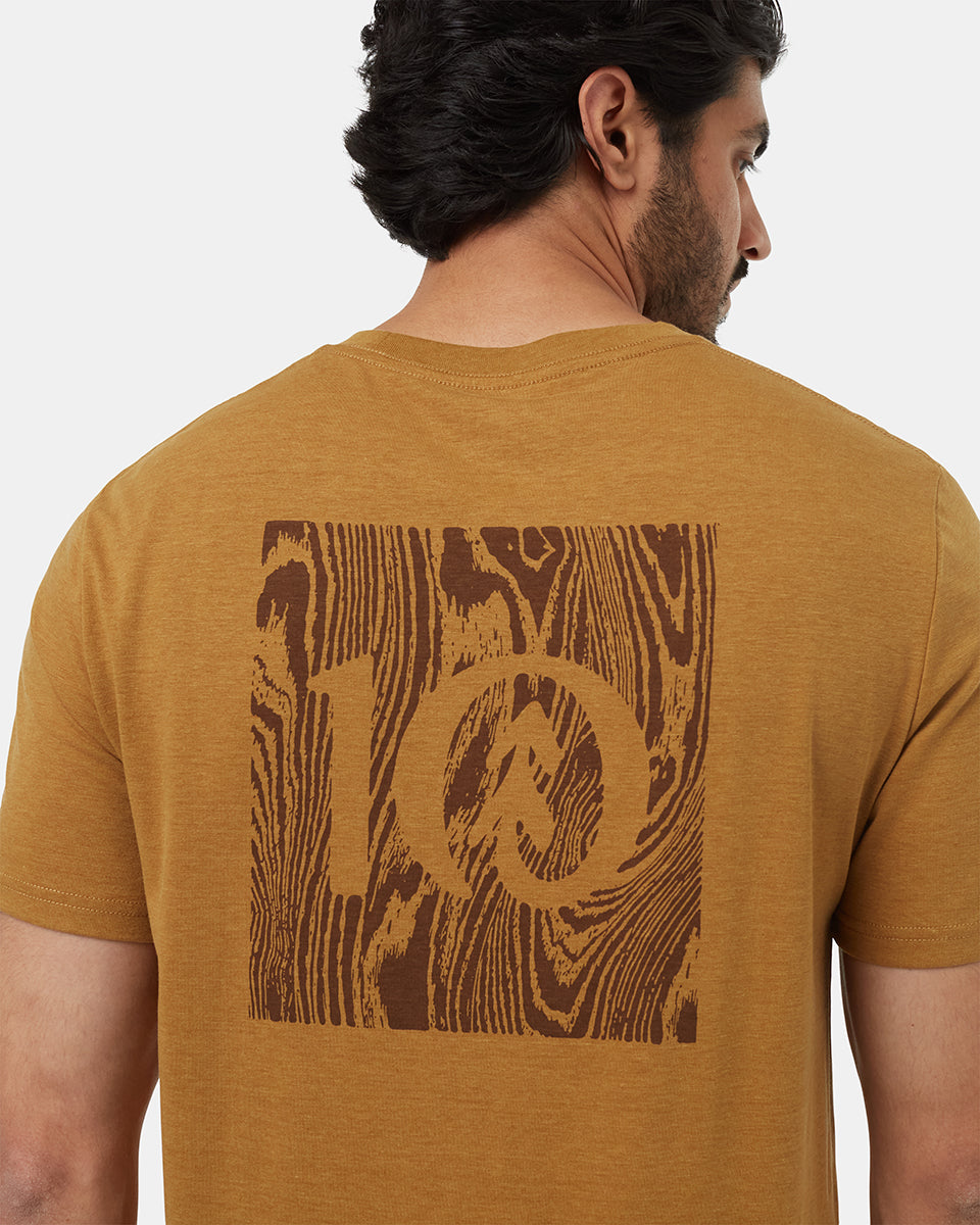 木版画テン Tシャツ