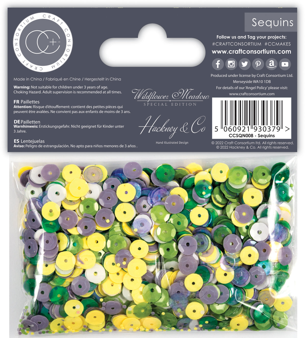 Craft Consortium Wildflower Meadow - SE - Sequins