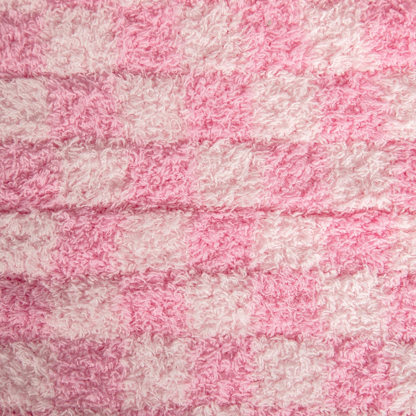 Cotton Candy Check Print Extended Throw