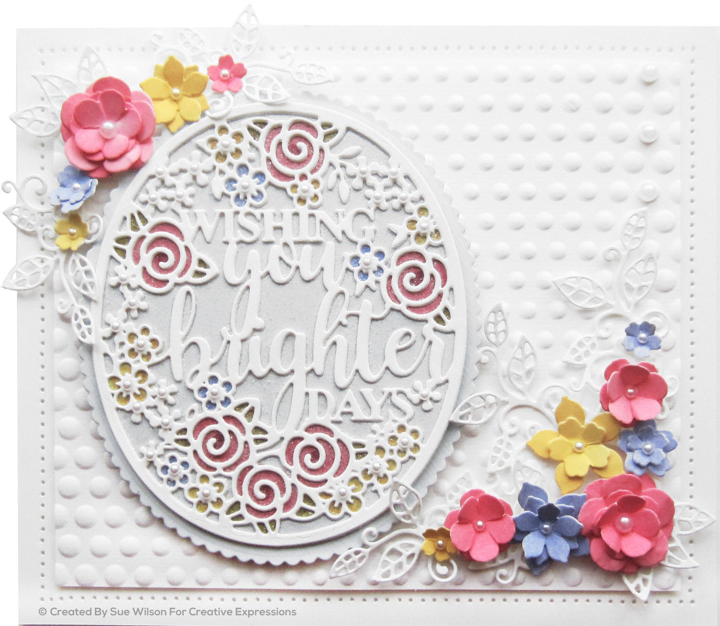 Sue Wilson All In One Wishing You Brighter Days Craft Die
