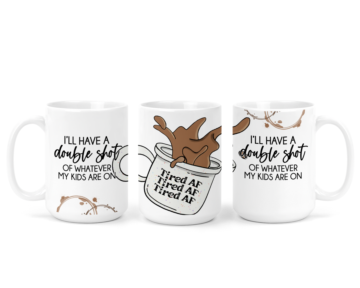 Double Shot Ceramic Mug