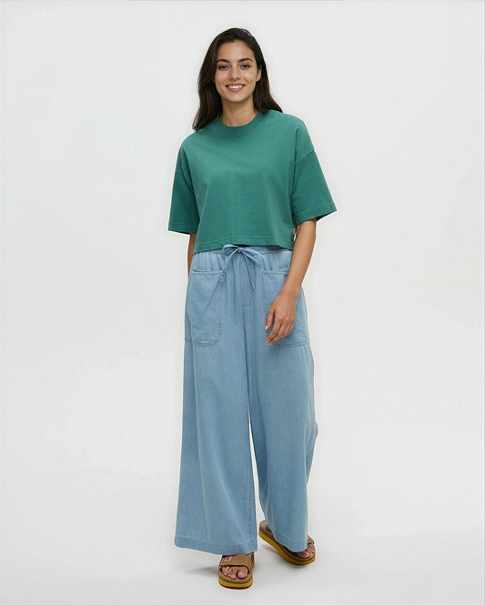 Bauchfreies T-Shirt 'Laurelwood'