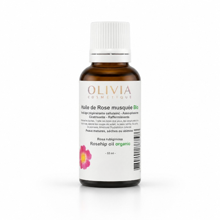 Huile de rose musquée biologique