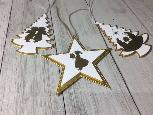 Pin It Nellie's Choice Nested Die Duo - Tree and Star - 10 Dies Total