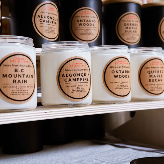 Ontario Woods: wood wick soy candle 8oz
