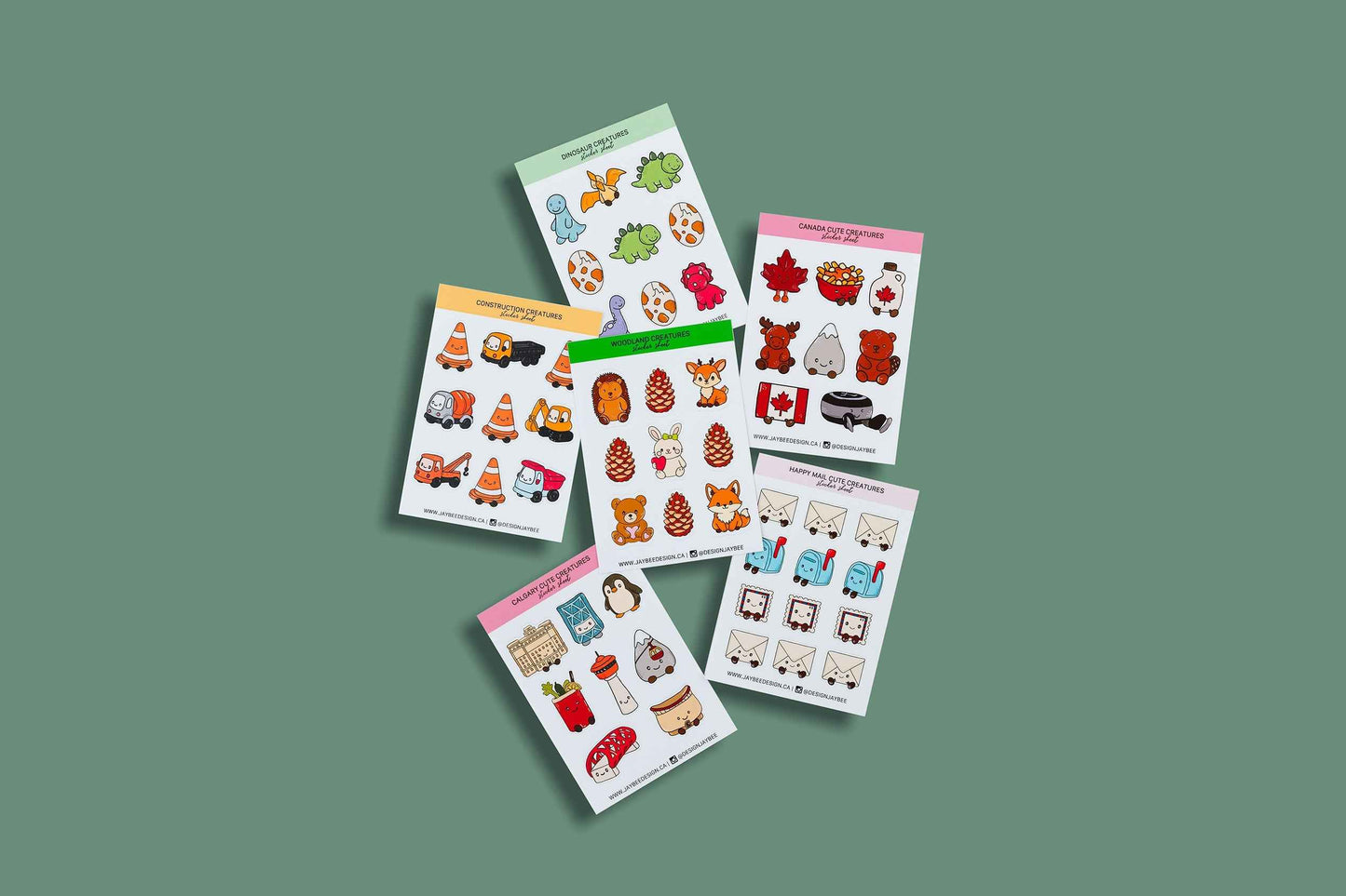 Construction Mini Sticker Sheet